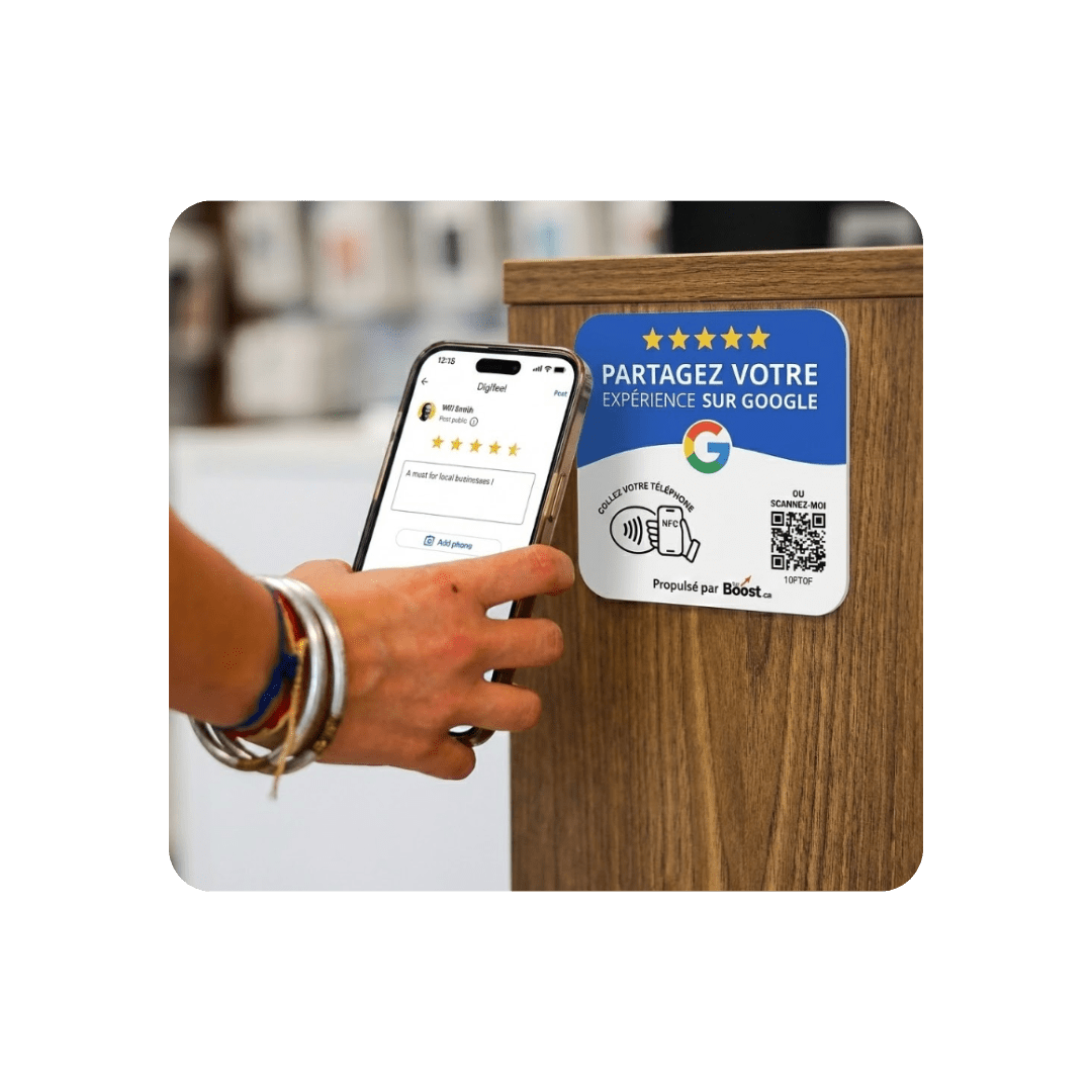 Plaque d’avis - AVISBOOST