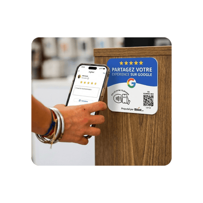 Plaque d’avis - AVISBOOST